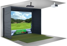 golf simulator display